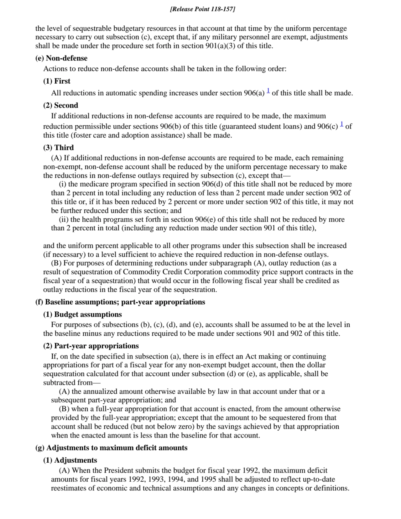 the level of sequestrable budgetary resources in that account at that time by the uniform percentag…