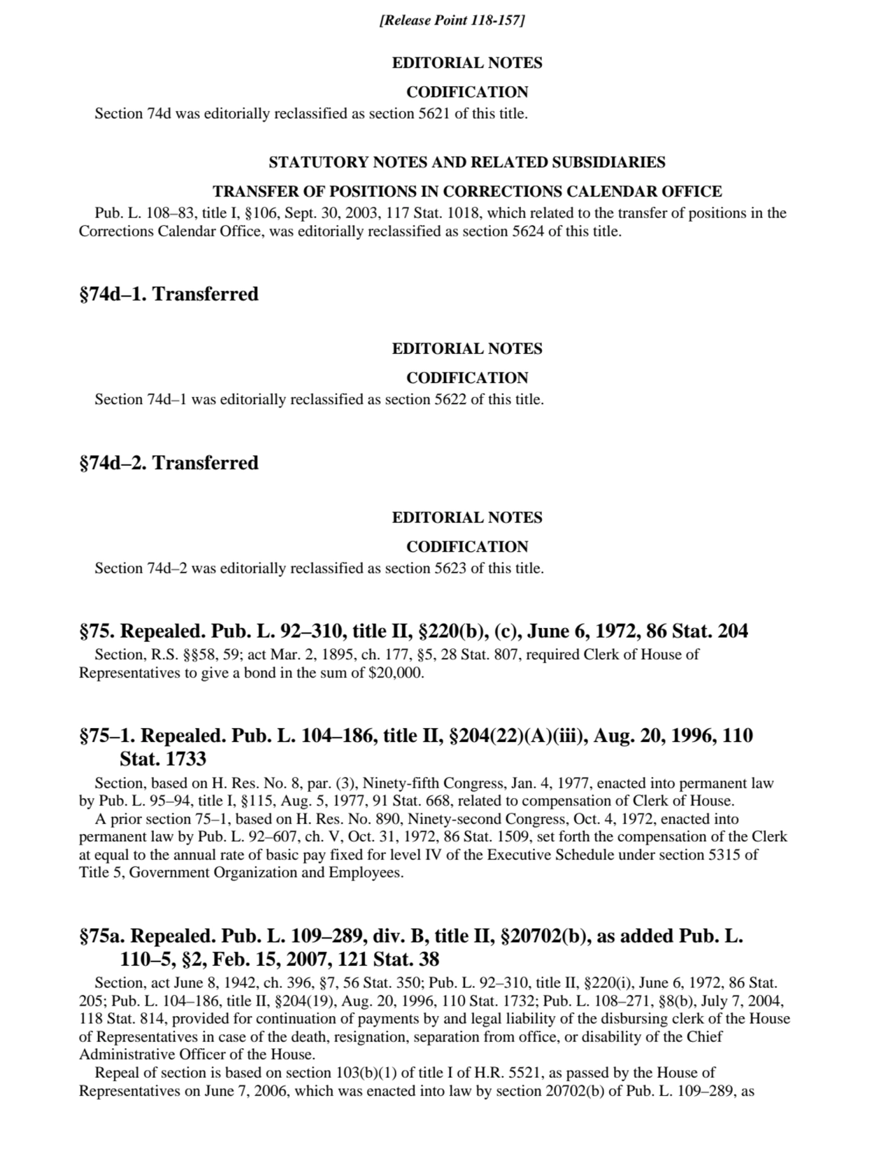 EDITORIAL NOTES
CODIFICATION
Section 74d was editorially reclassified as section 5621 of this tit…