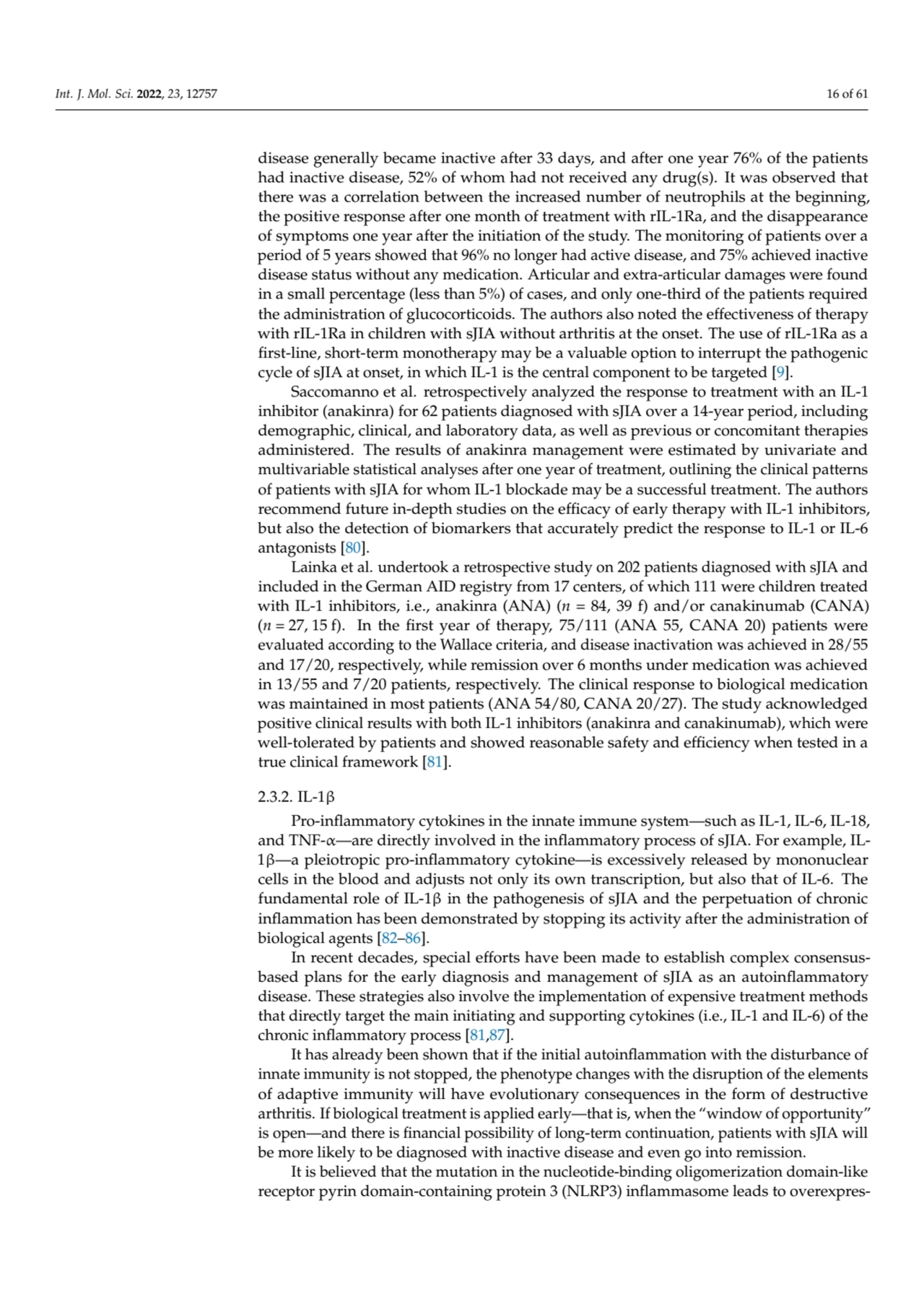 Int. J. Mol. Sci. 2022, 23, 12757 16 of 61
disease generally became inactive after 33 days, and af…