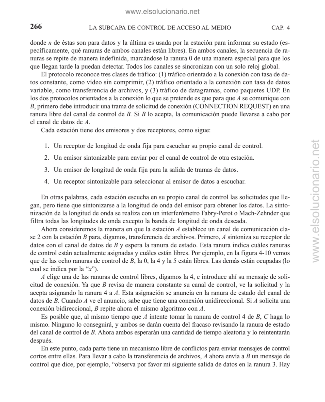 donde n de éstas son para datos y la última es usada por la estación para informar su estado (espe…