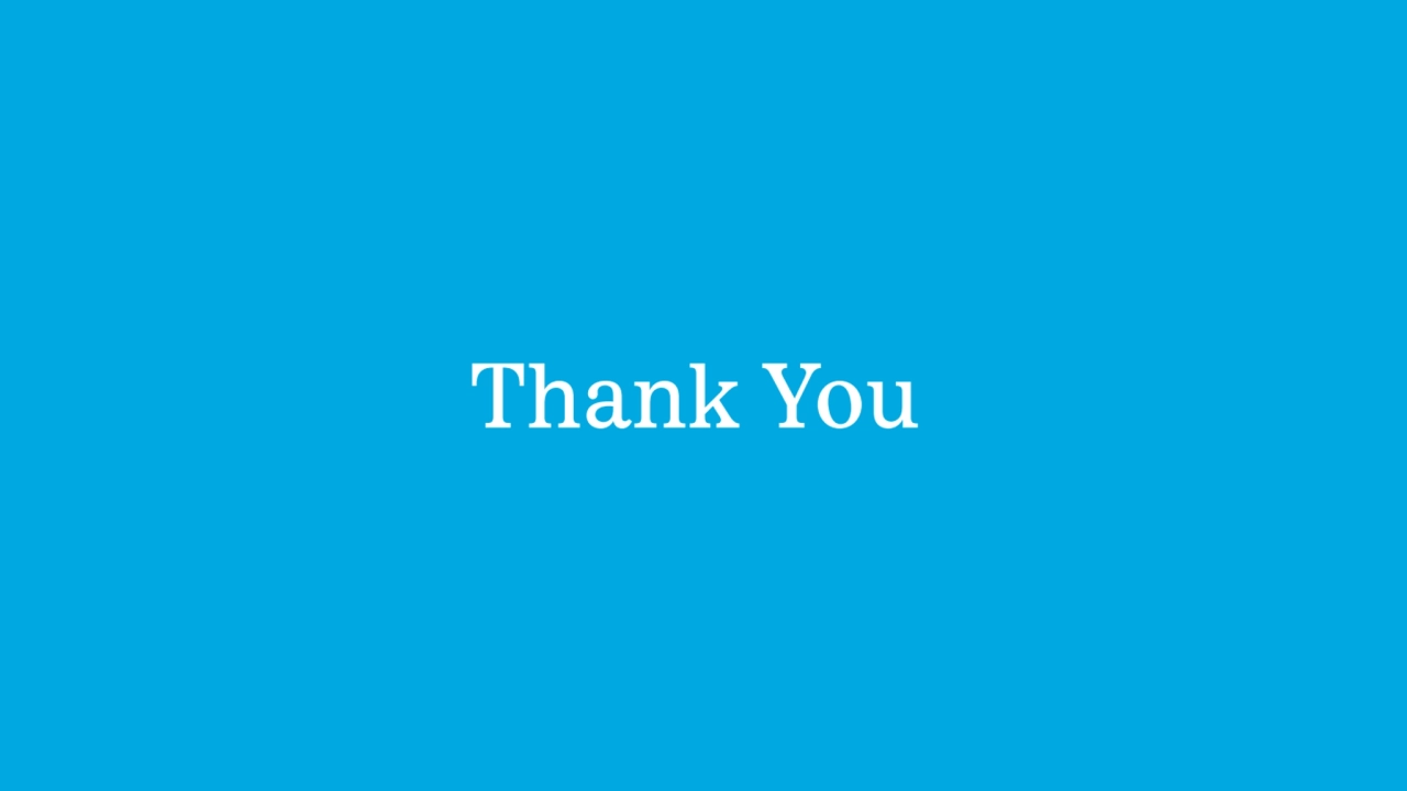Thank You