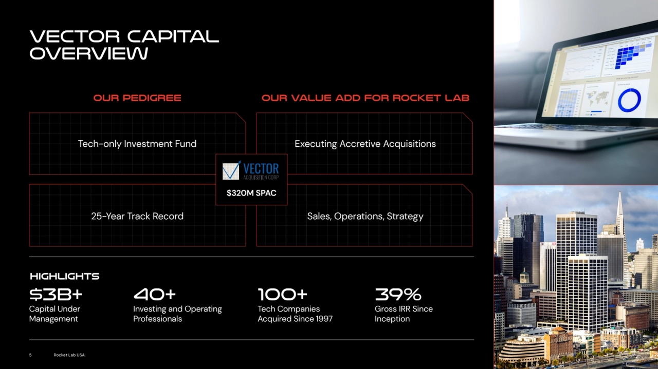 Vector Capital 
Overview
OUR PEDIGREE
Tech-only Investment Fund
25-Year Track Record
HIGHLIGHT…