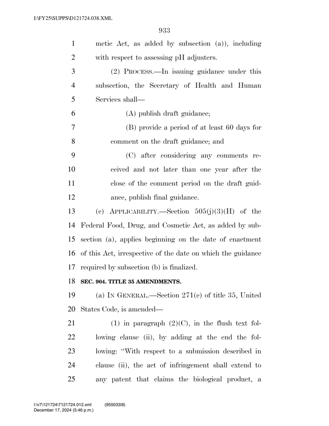 933 
1 metic Act, as added by subsection (a)), including 
2 with respect to assessing pH adjuster…