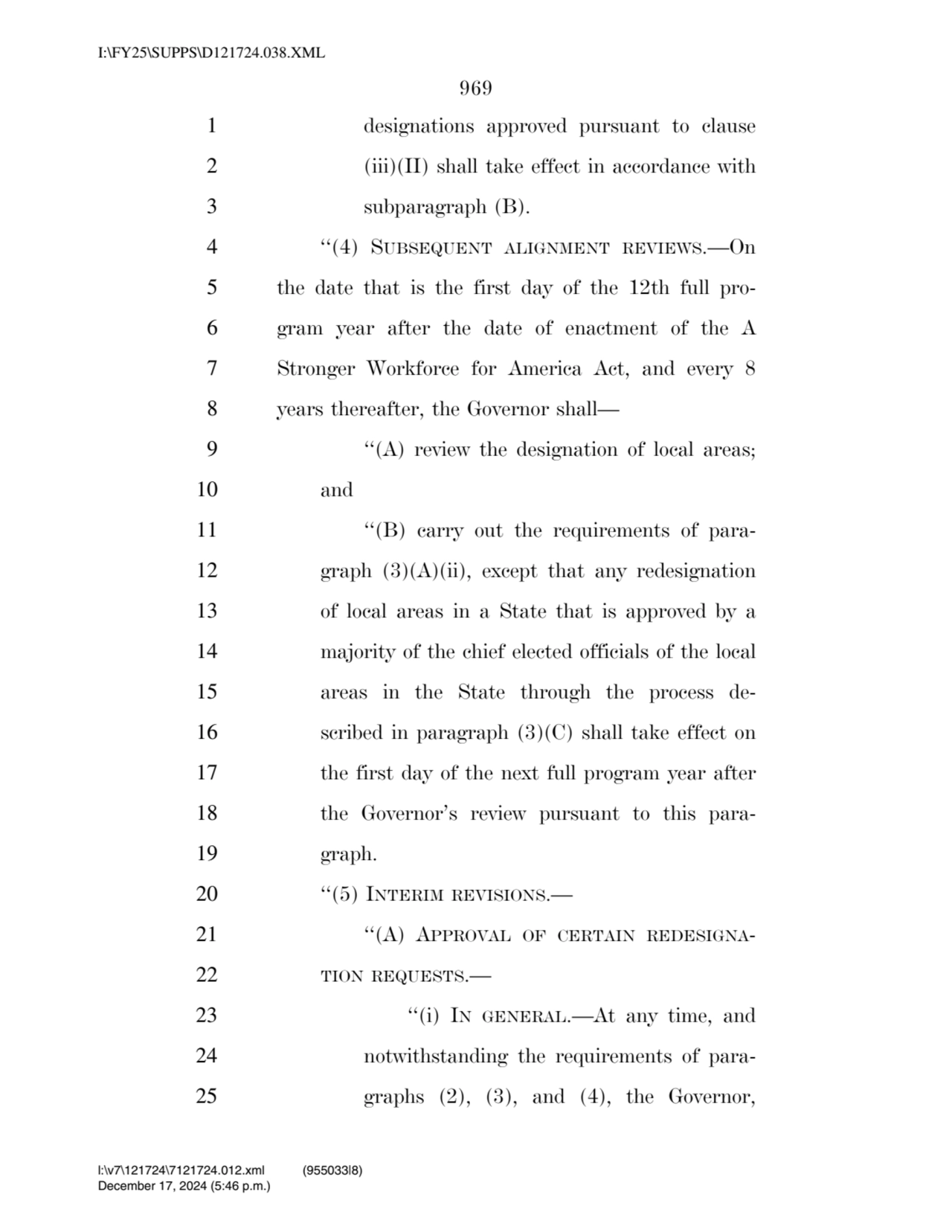 969 
1 designations approved pursuant to clause 
2 (iii)(II) shall take effect in accordance with…