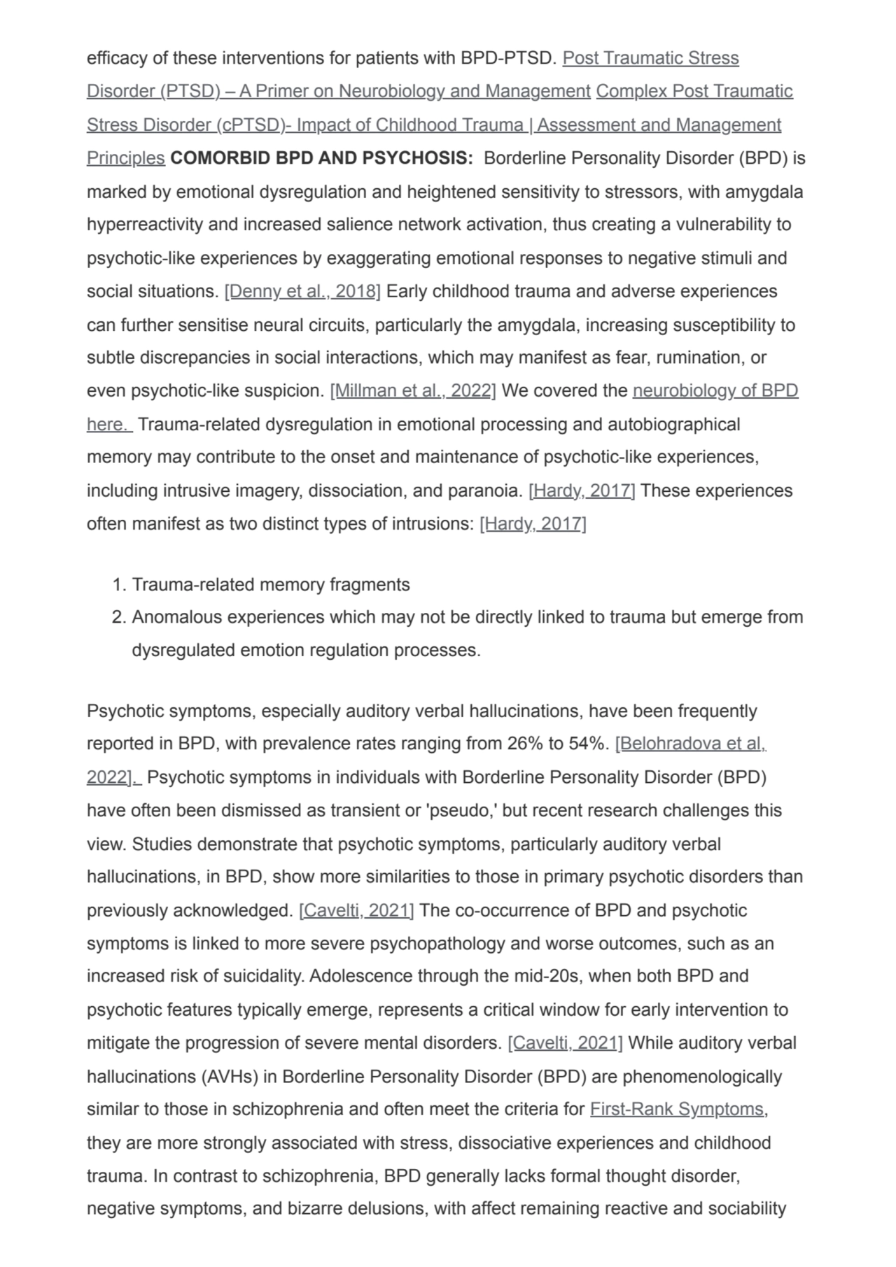 efficacy of these interventions for patients with BPD-PTSD. Post Traumatic Stress
Disorder (PTSD) …