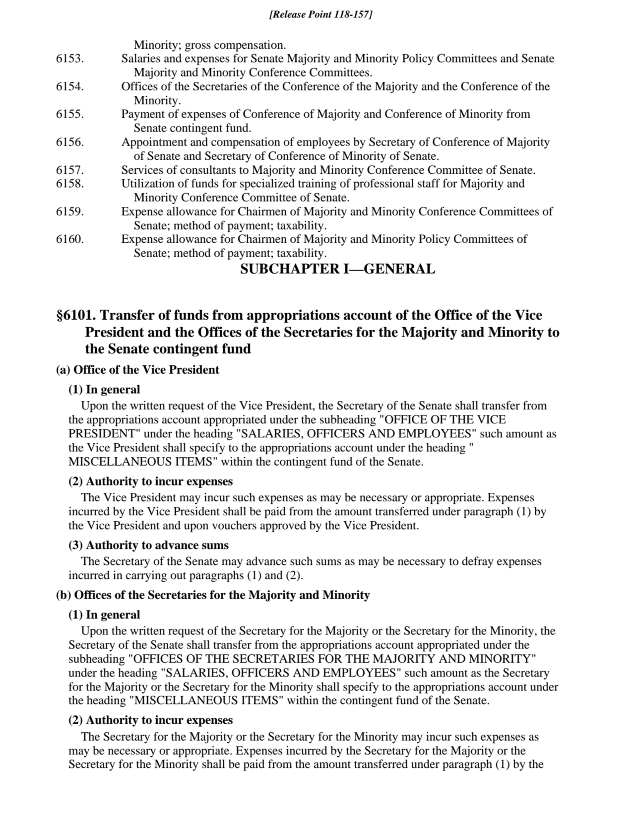 Expense allowance for Chairmen of Majority and Minority Policy Committees of
Senate; method of pay…