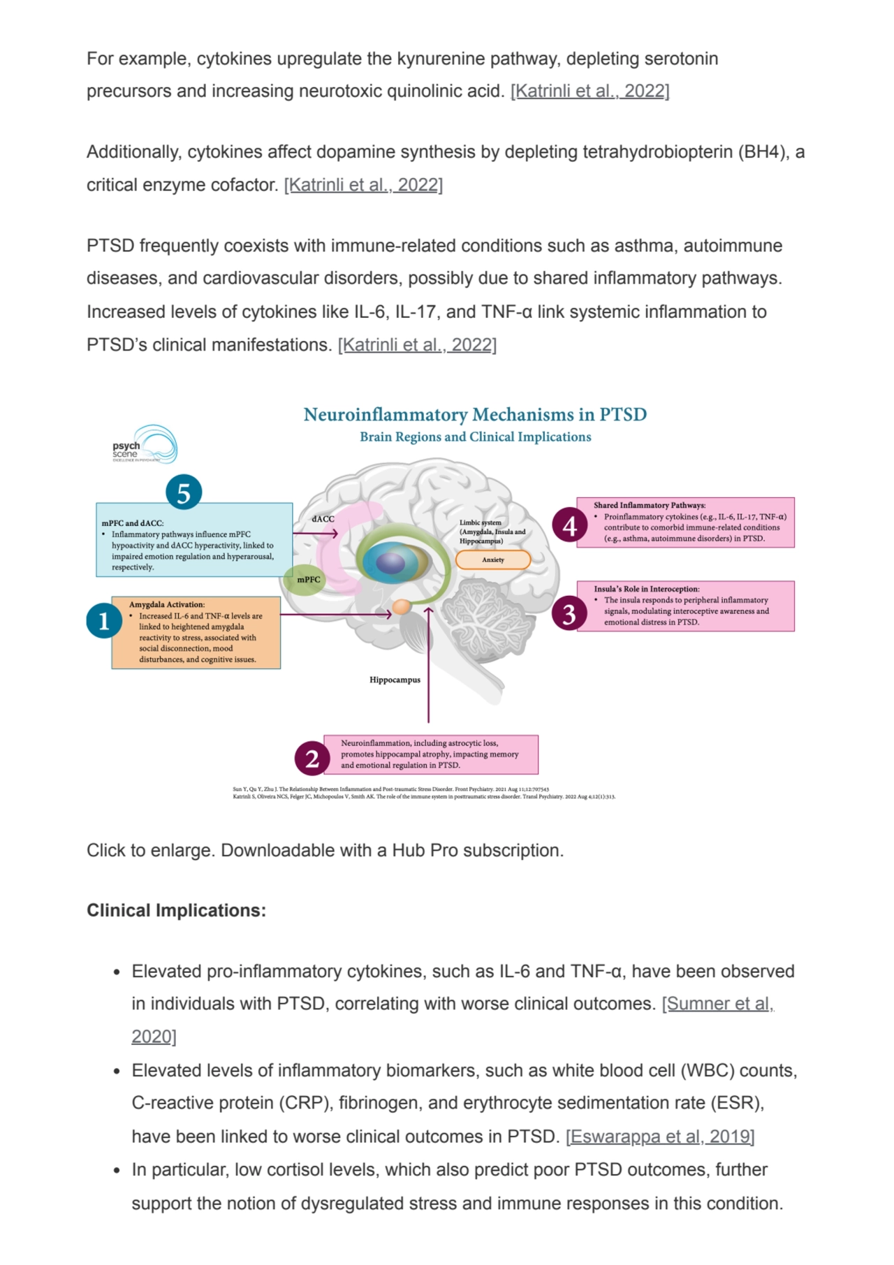 For example, cytokines upregulate the kynurenine pathway, depleting serotonin
precursors and incre…