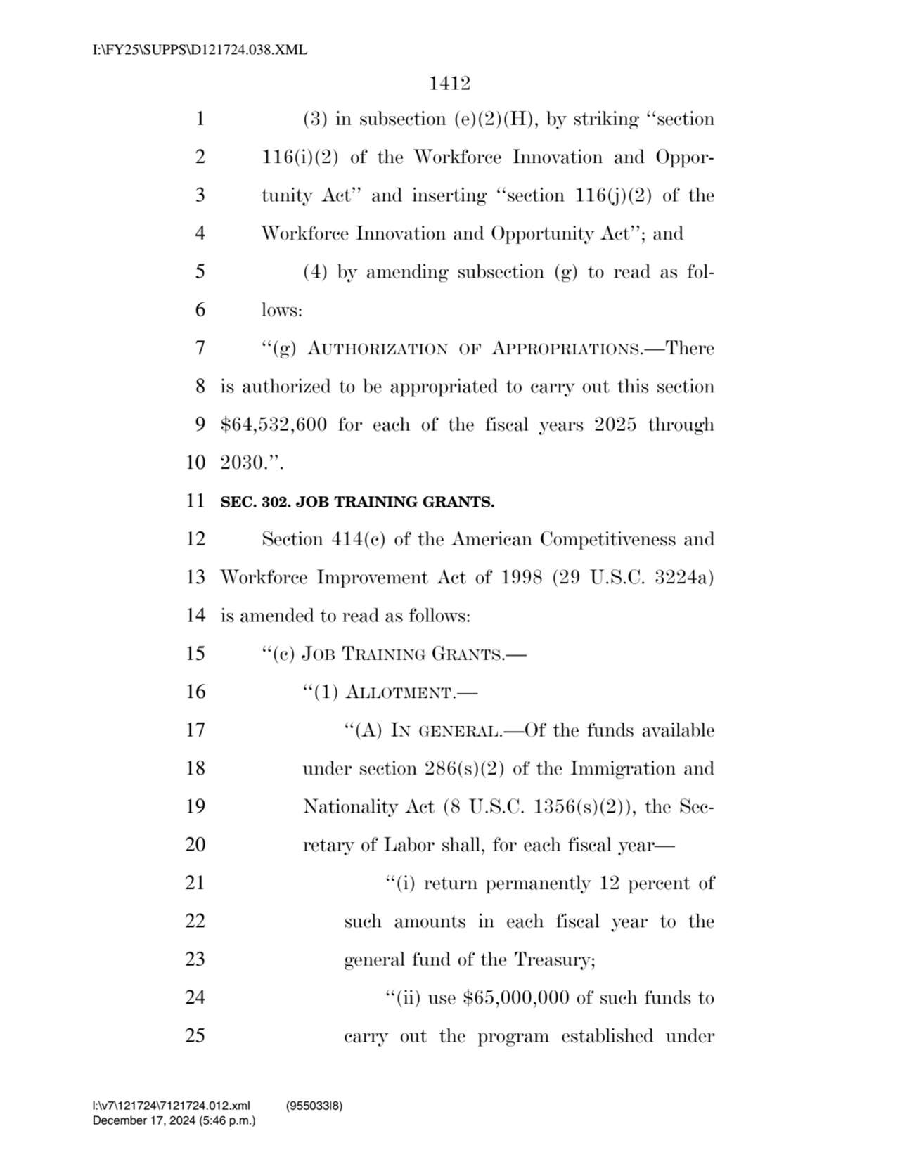 1412 
1 (3) in subsection (e)(2)(H), by striking ‘‘section 
2 116(i)(2) of the Workforce Innovati…