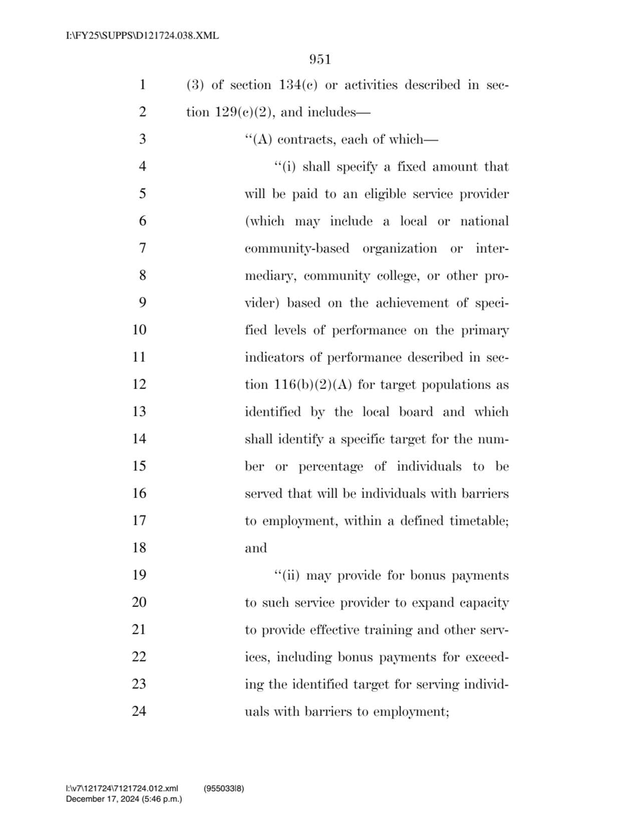 951 
1 (3) of section 134(c) or activities described in sec2 tion 129(c)(2), and includes— 
3 ‘‘…