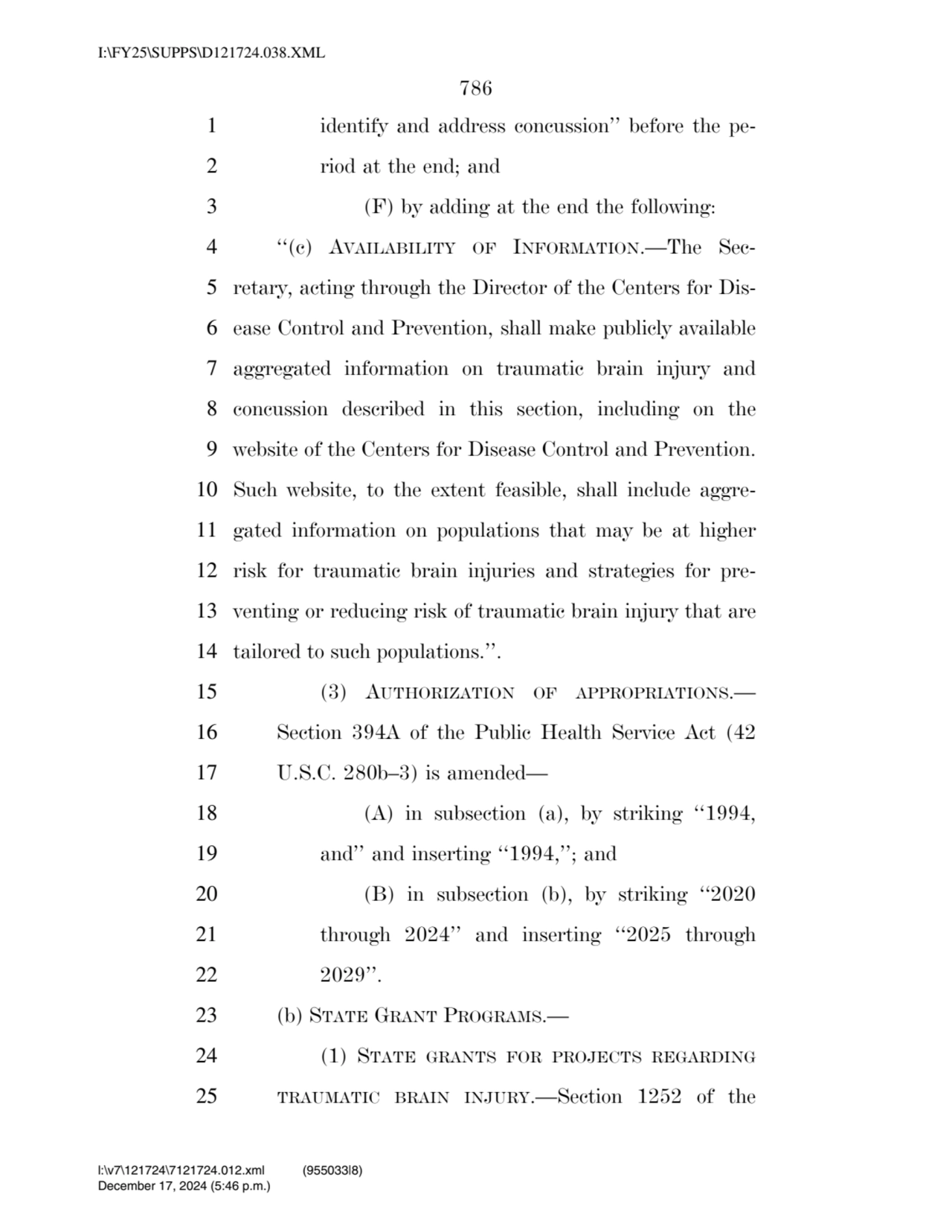 786 
1 identify and address concussion’’ before the pe2 riod at the end; and 
3 (F) by adding at…