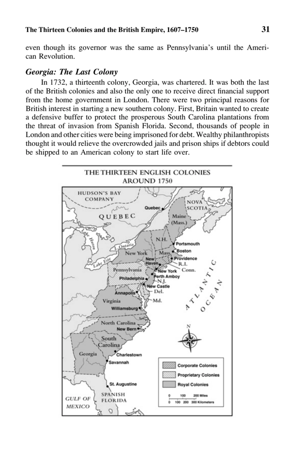 The Thirteen Colonies and the British Empire, 1607–1750 31
even though its governor was the same a…