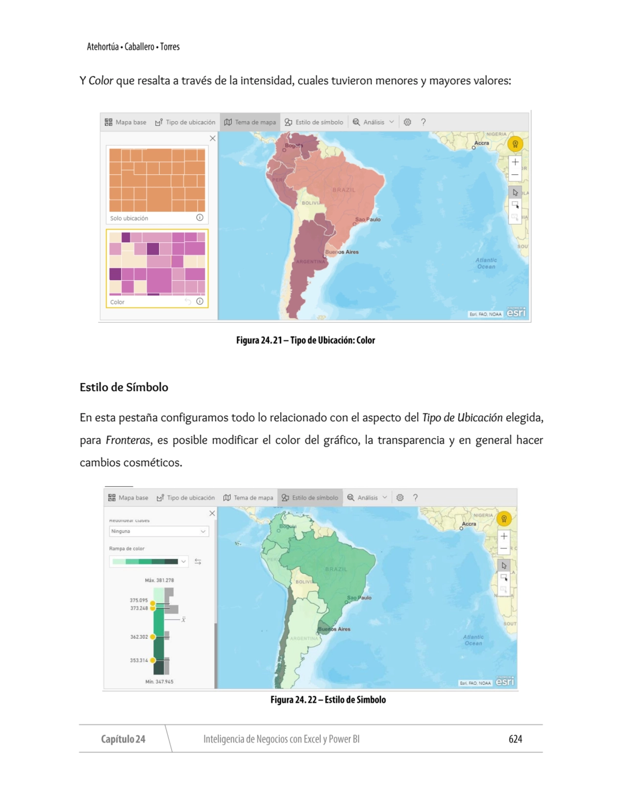 Y Color que resalta a través de la intensidad, cuales tuvieron menores y mayores valores:
Estilo d…