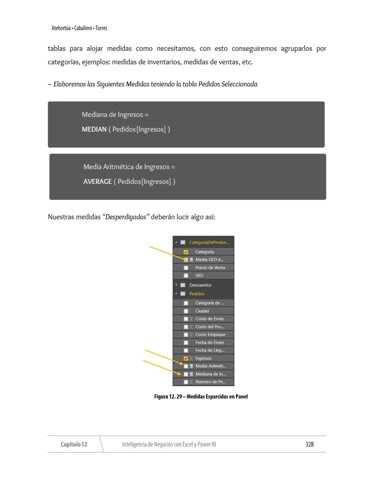 tablas para alojar medidas como necesitamos, con esto conseguiremos agruparlos por 
categorías, ej…