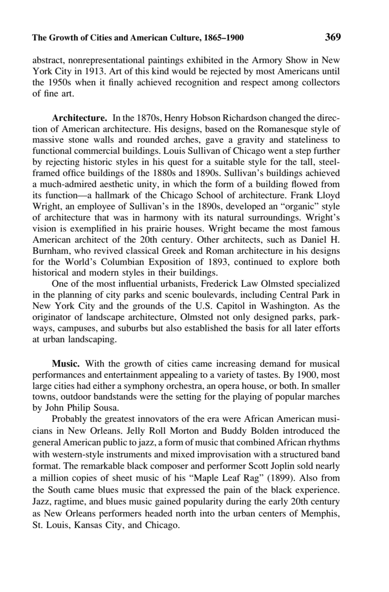 The Growth of Cities and American Culture, 1865–1900 369
abstract, nonrepresentational paintings e…