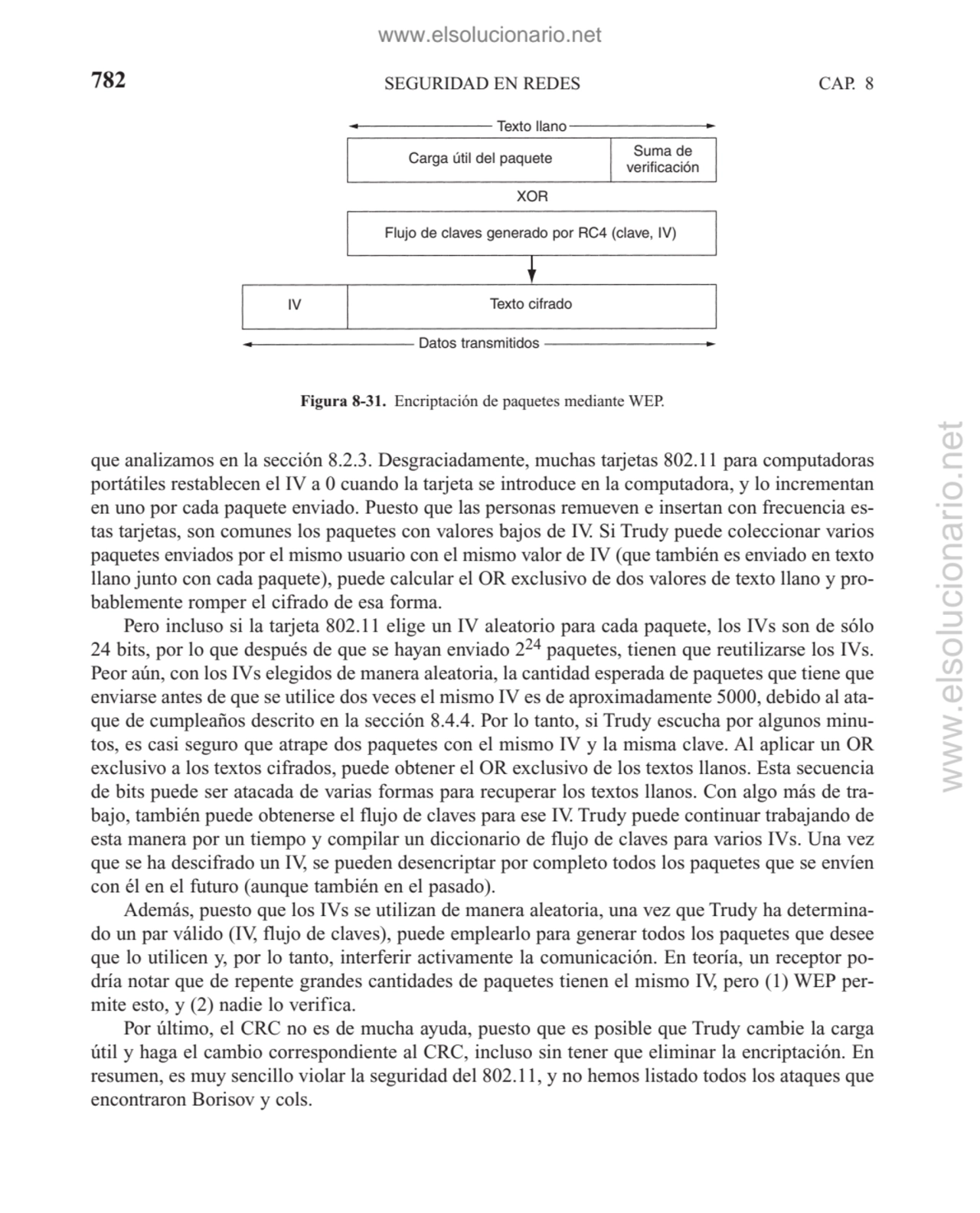 SEGURIDAD EN REDES
que analizamos en la sección 8.2.3. Desgraciadamente, muchas tarjetas 802.11 pa…