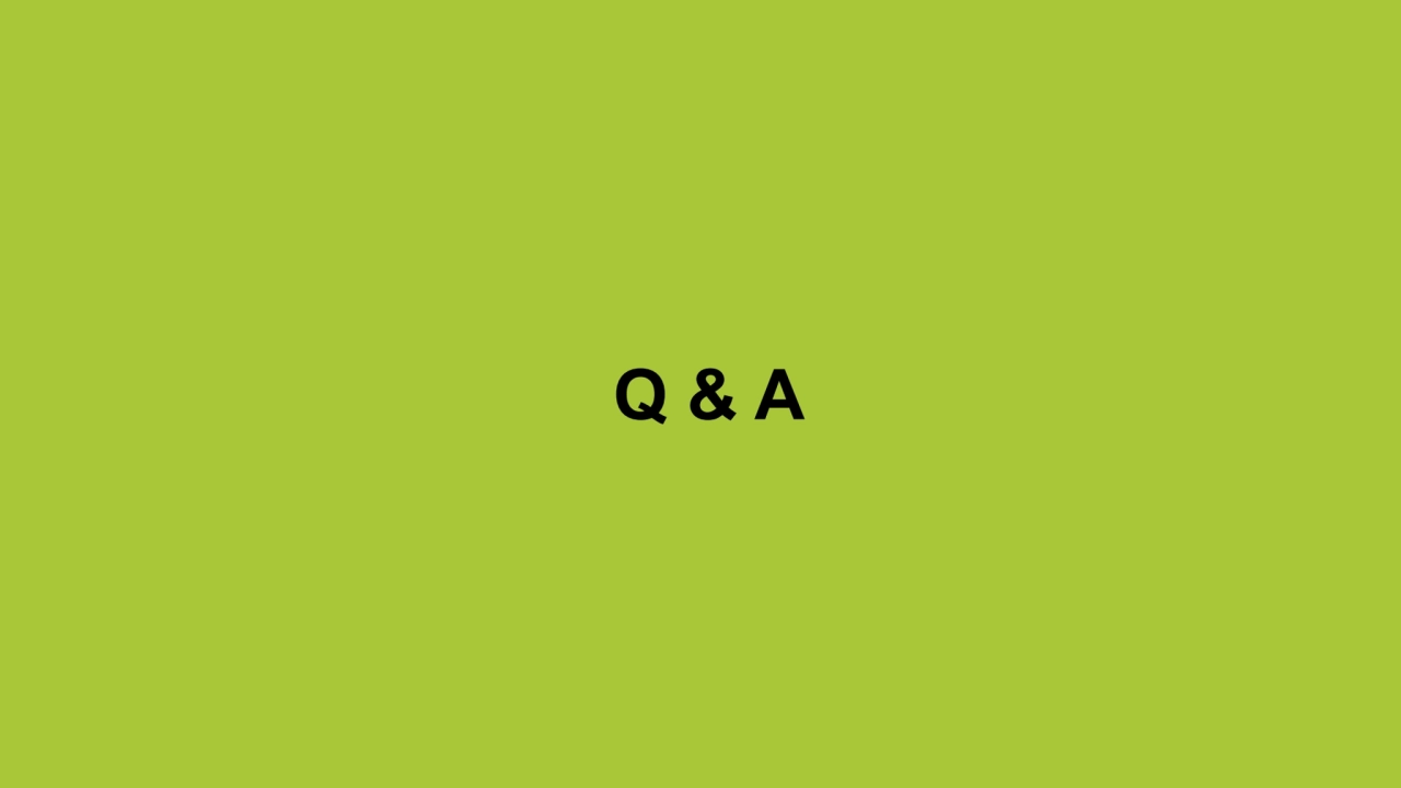 Q & A