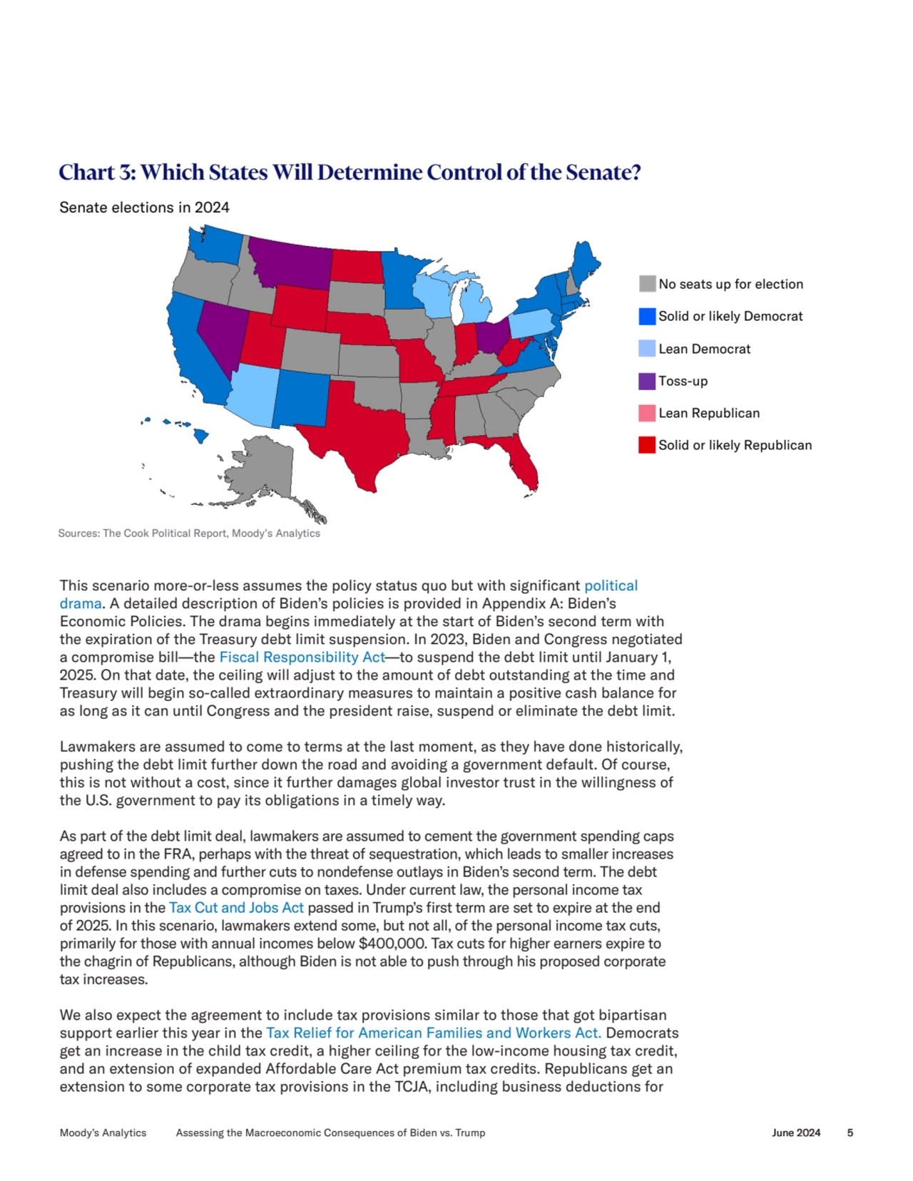 This scenario more-or-less assumes the policy status quo but with significant political 
drama. A …