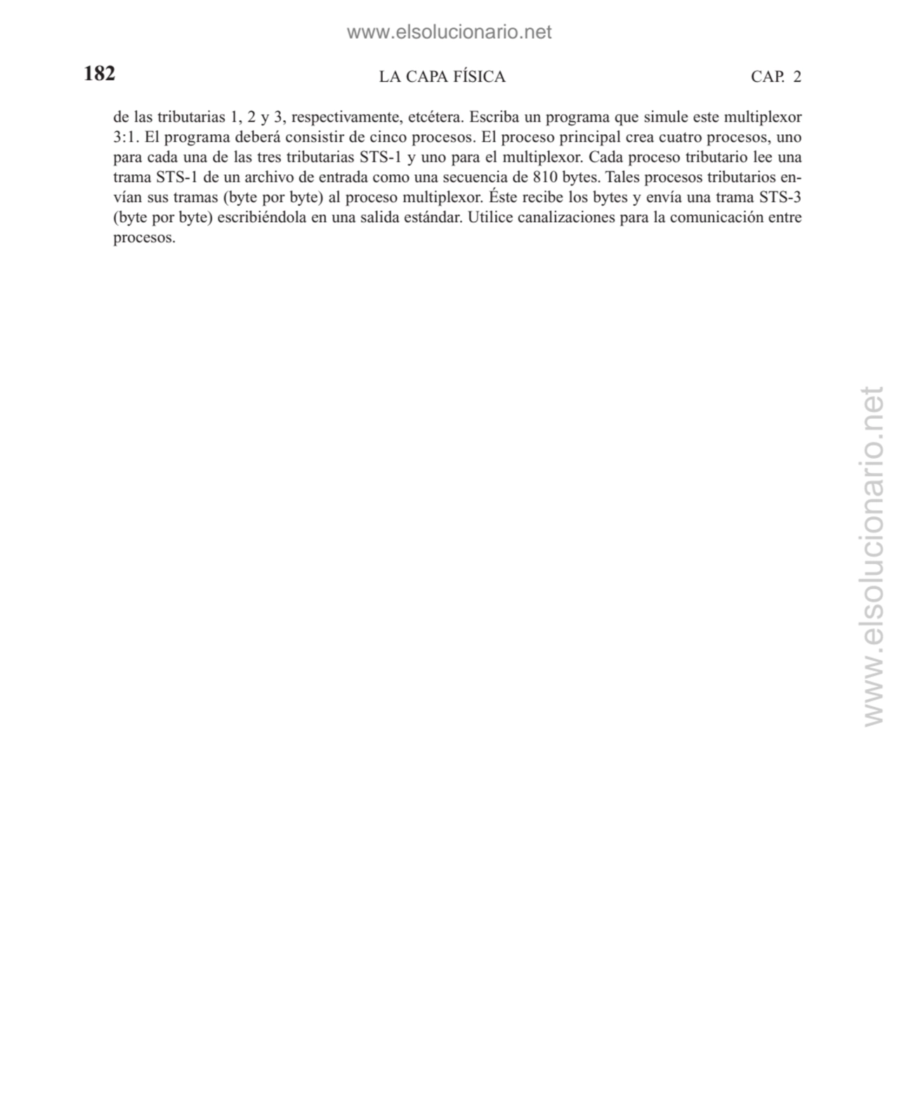 de las tributarias 1, 2 y 3, respectivamente, etcétera. Escriba un programa que simule este multipl…