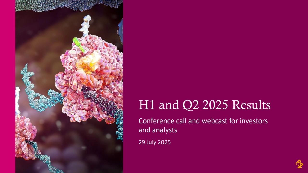 H1 and Q2 2025 Results
Conference call and webcast for investors 
and analysts 
29 July 2025