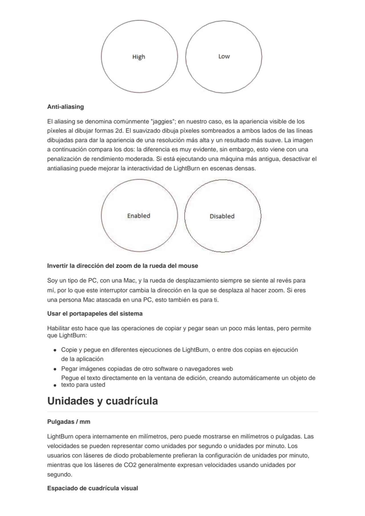 Anti-aliasing
El aliasing se denomina comúnmente "jaggies"; en nuestro caso, es la apariencia visi…