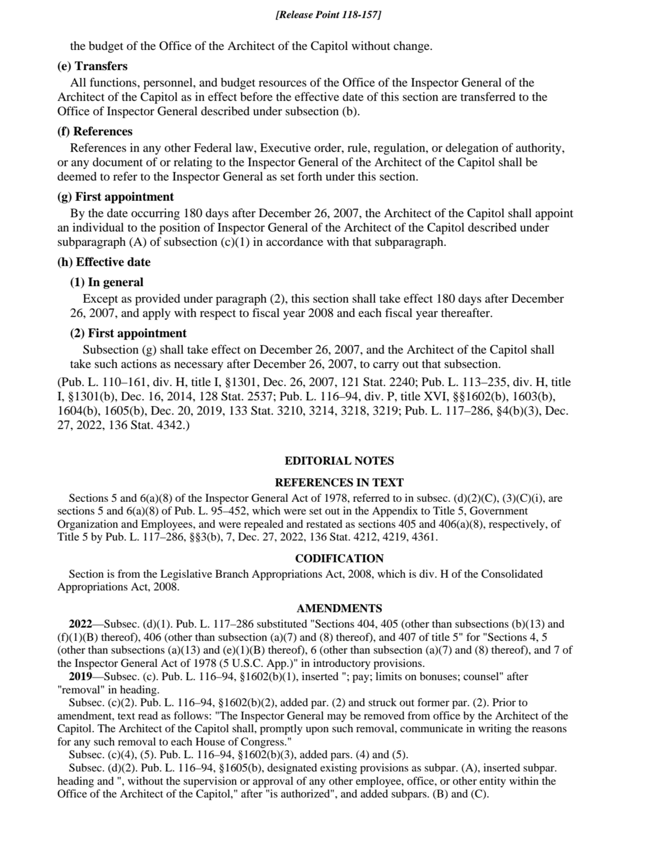 the budget of the Office of the Architect of the Capitol without change.
(e) Transfers
All functi…