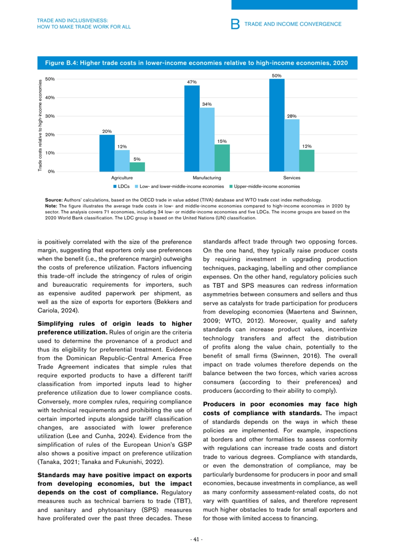 B TRADE AND INCOME CONVERGENCE
- 41 -
TRADE AND INCLUSIVENESS: 
HOW TO MAKE TRADE WORK FOR ALL
…