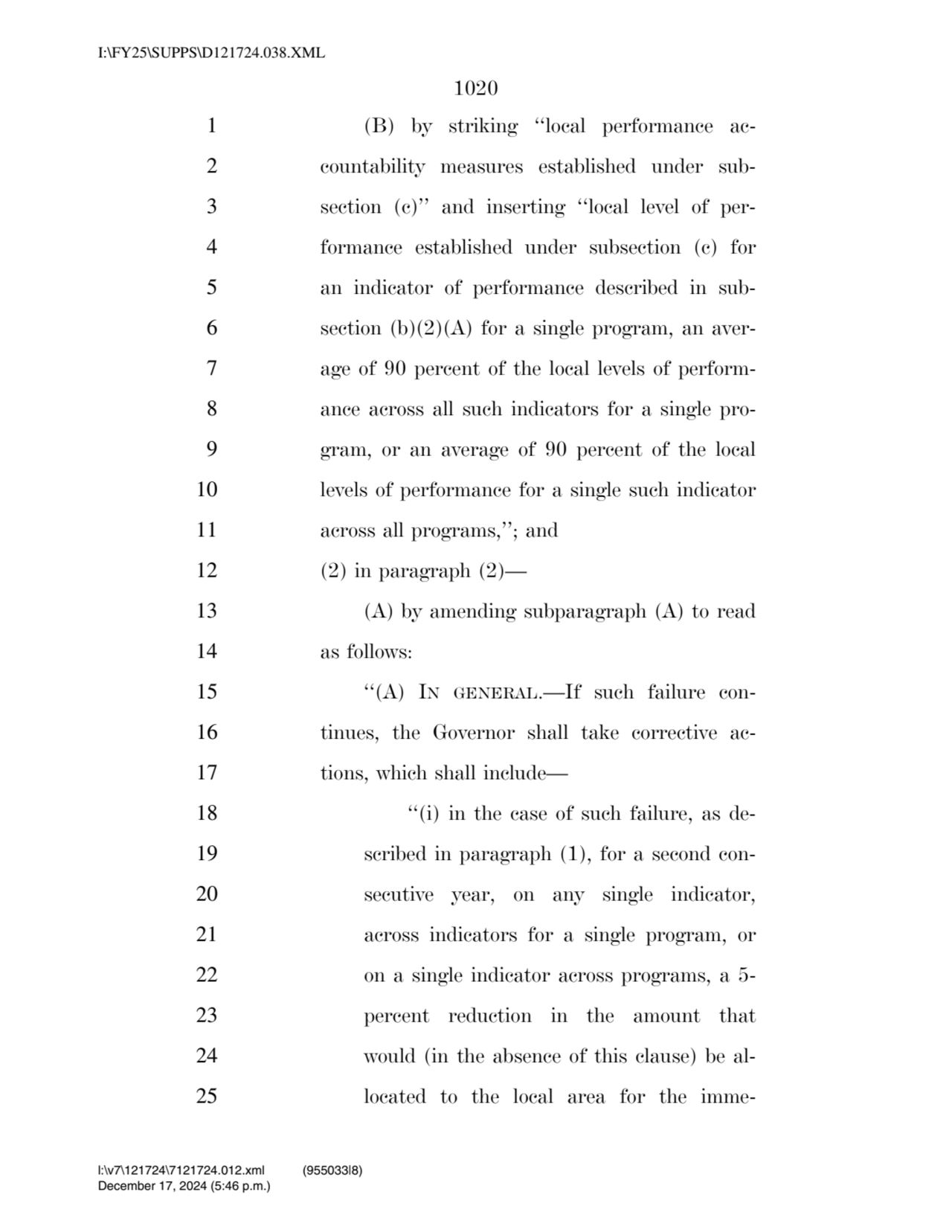 1020 
1 (B) by striking ‘‘local performance ac2 countability measures established under sub3 sec…