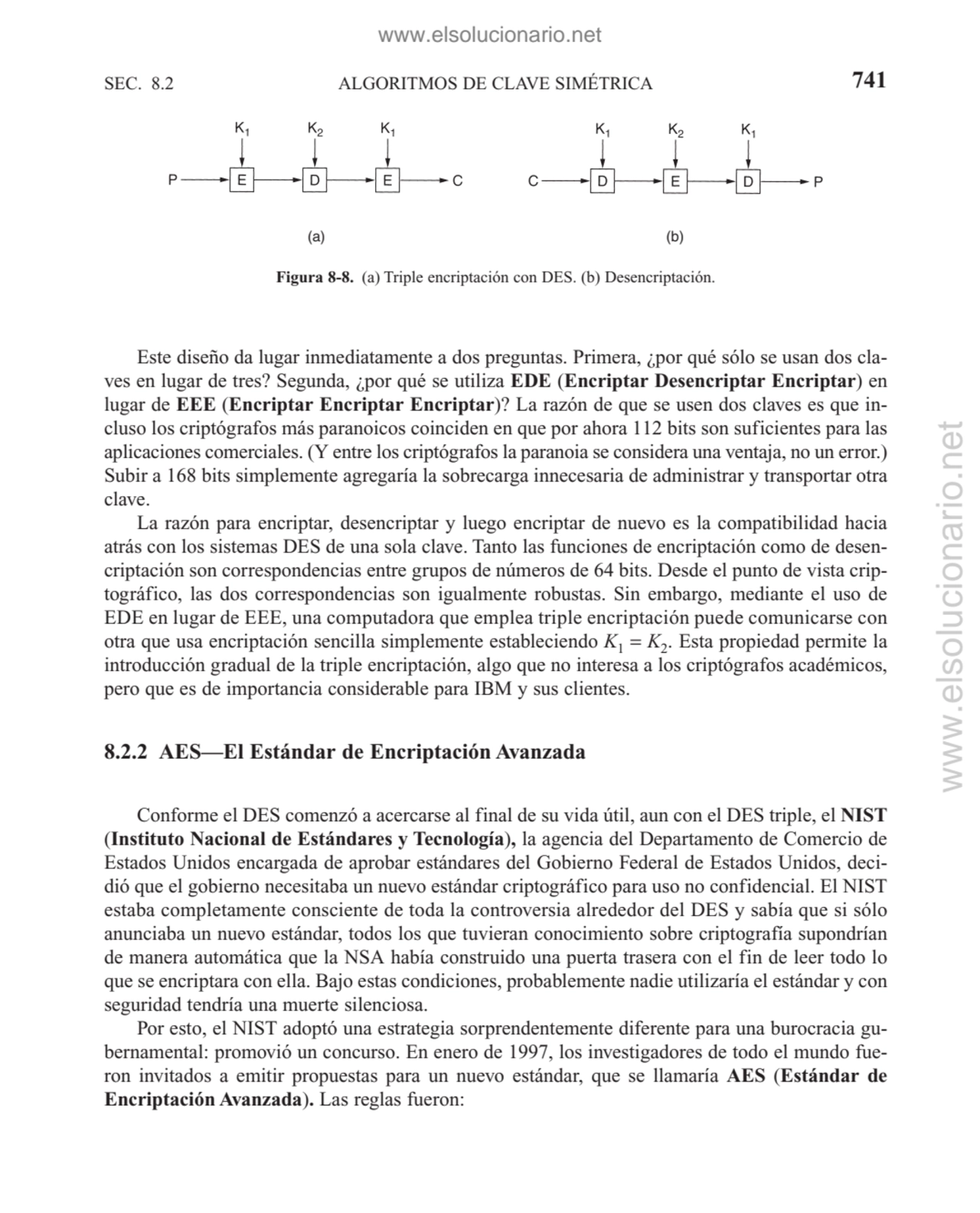 ALGORITMOS DE CLAVE SIMÉTRICA
Este diseño da lugar inmediatamente a dos preguntas. Primera, ¿por q…