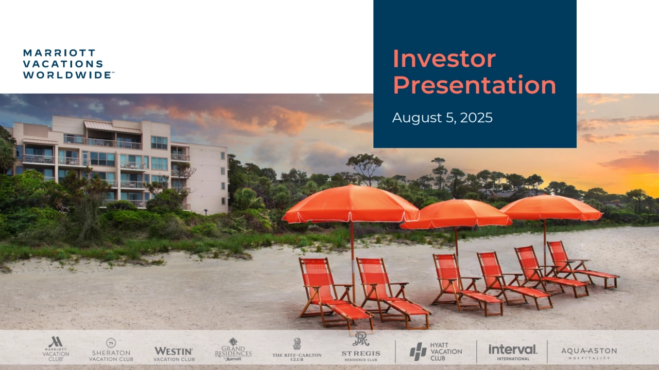 Investor 
Presentation
August 5, 2025