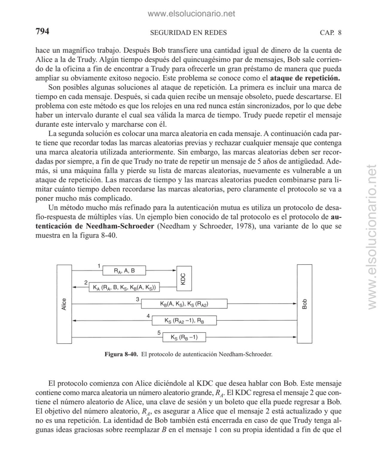SEGURIDAD EN REDES
hace un magnífico trabajo. Después Bob transfiere una cantidad igual de dinero …