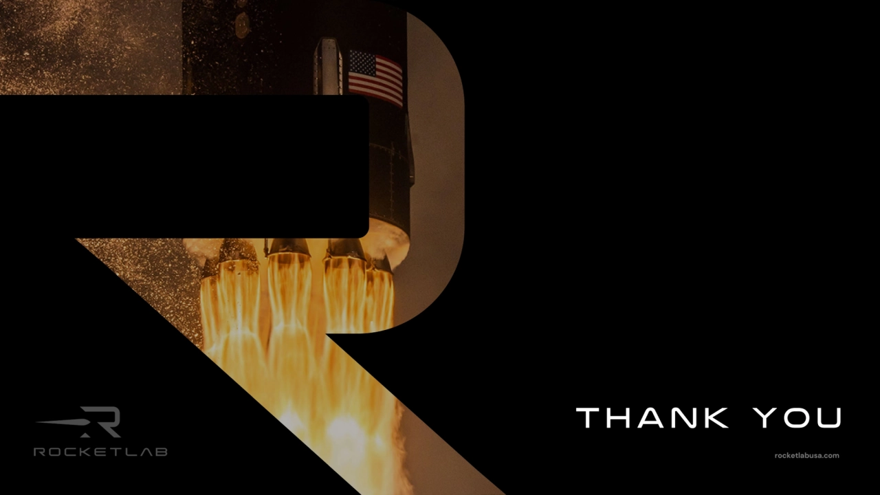 Thank YOU
rocketlabusa.com
