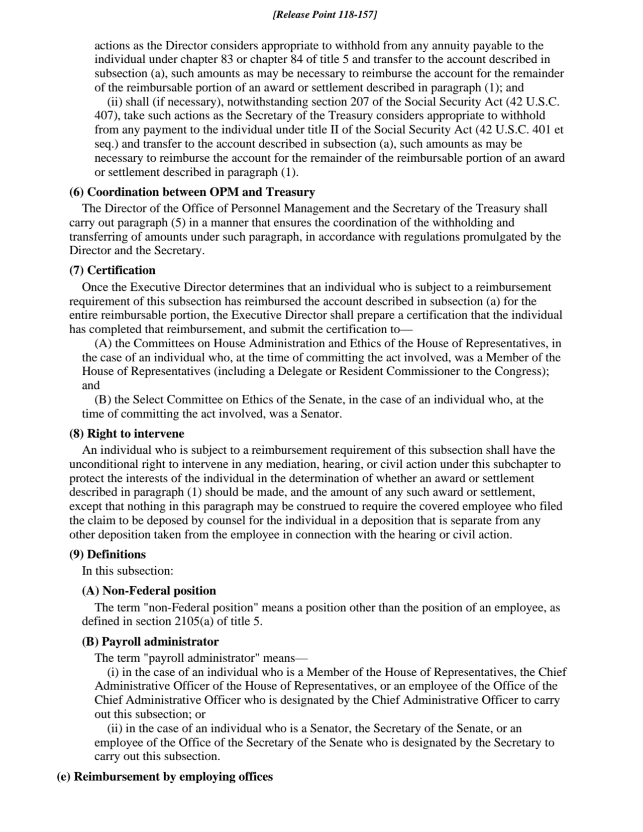 actions as the Director considers appropriate to withhold from any annuity payable to the
individu…