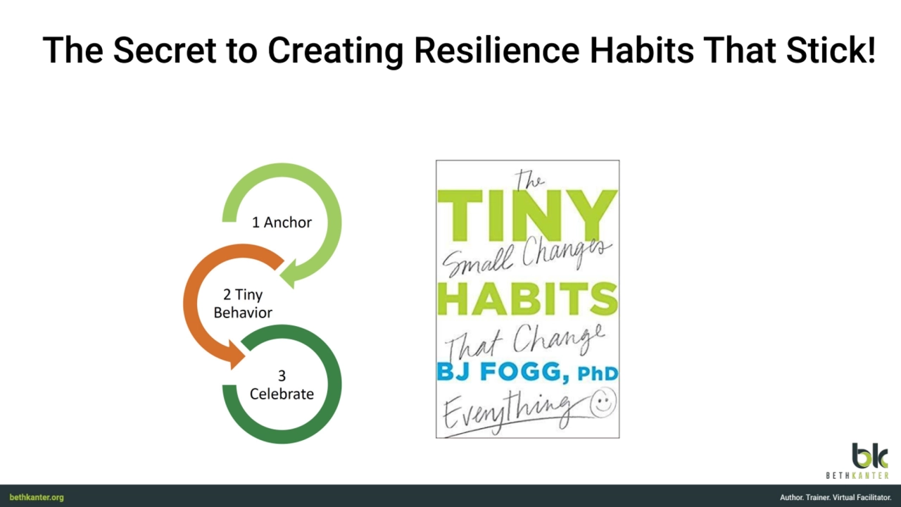 The Secret to Creating Resilience Habits That Stick!