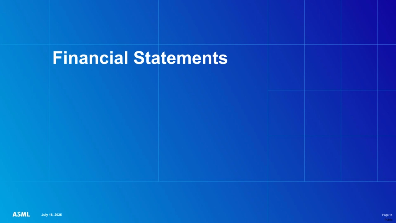 July 16, 2025 Page 14
Financial Statements
