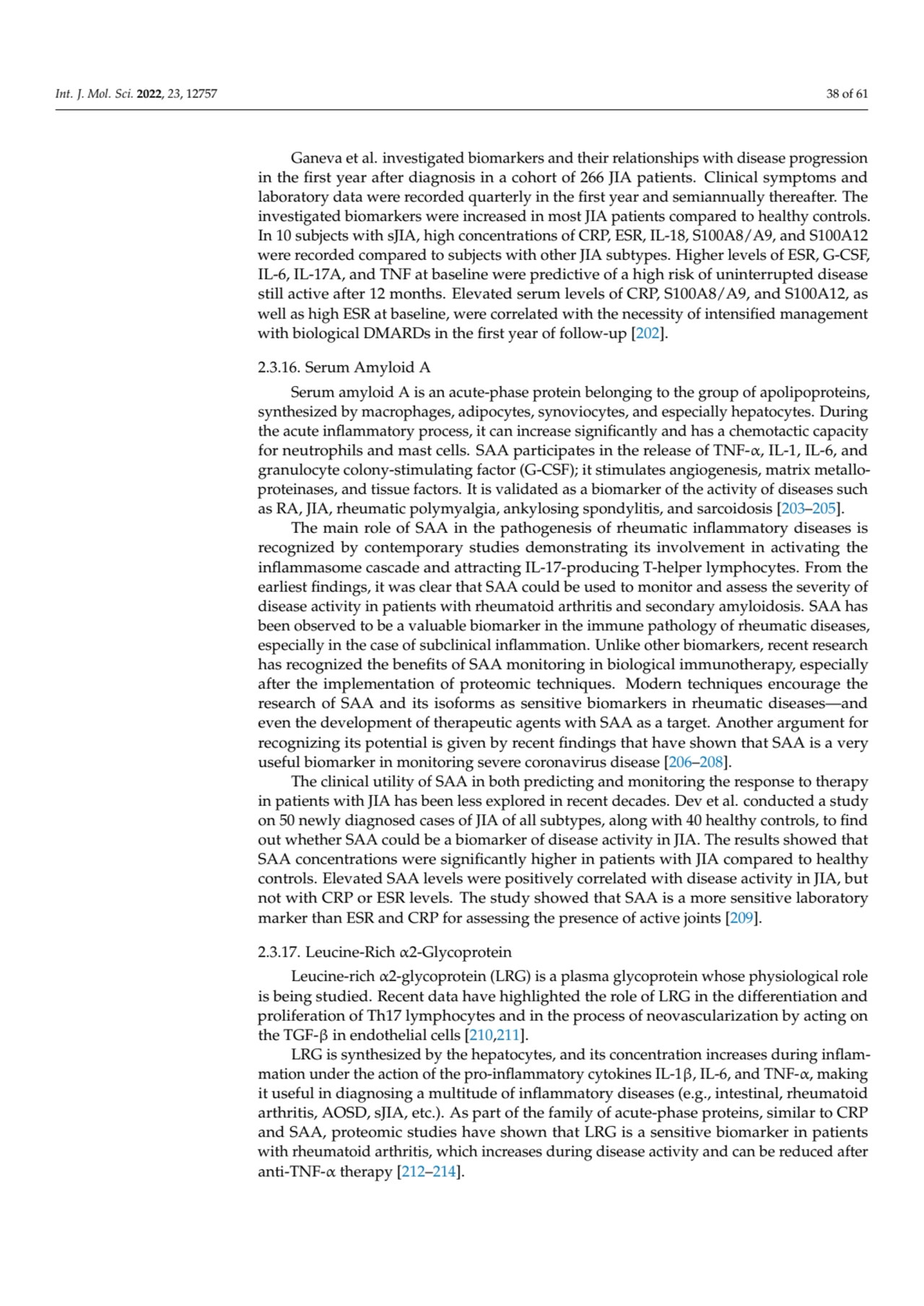 Int. J. Mol. Sci. 2022, 23, 12757 38 of 61
Ganeva et al. investigated biomarkers and their relatio…