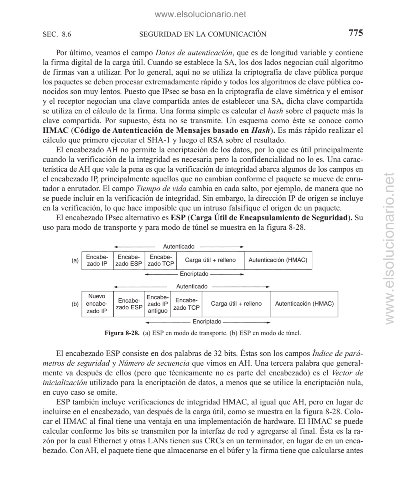 SEGURIDAD EN LA COMUNICACIÓN
Por último, veamos el campo Datos de autenticación, que es de longitu…