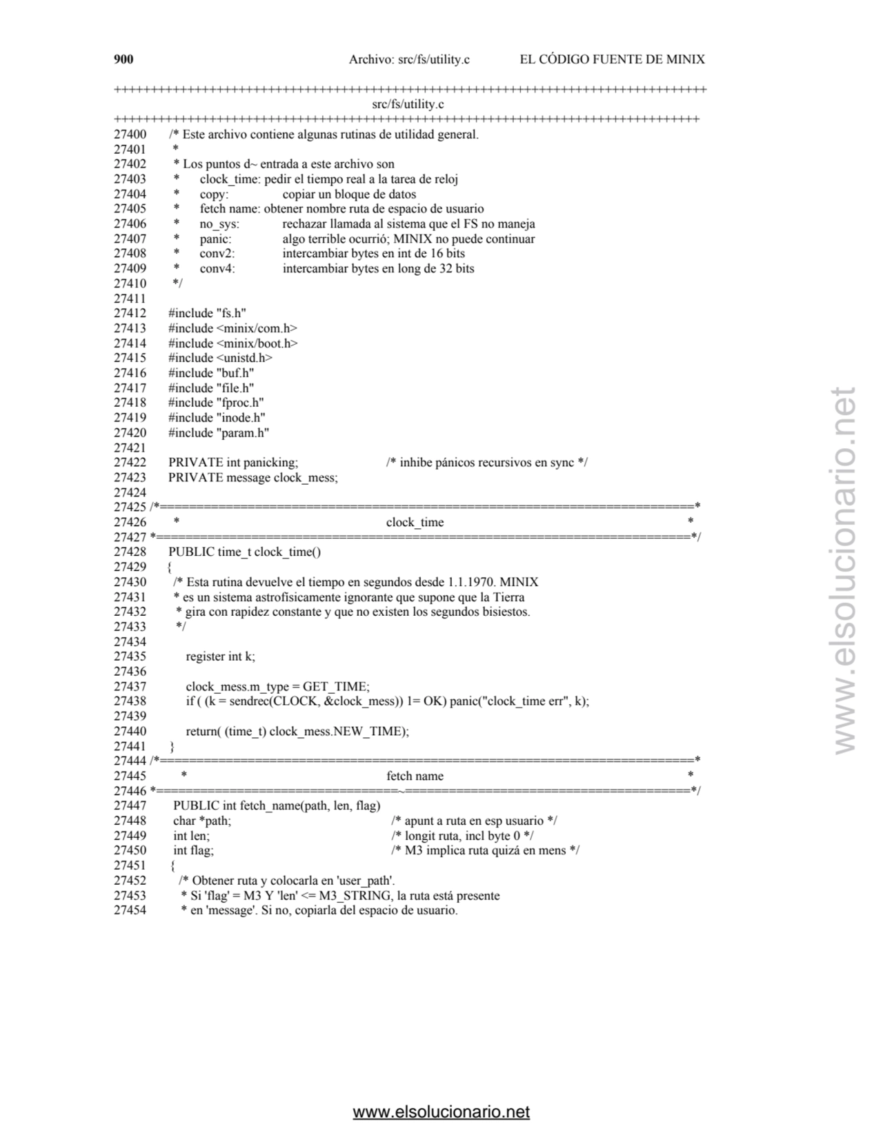 900 Archivo: src/fs/utility.c EL CÓDIGO FUENTE DE MINIX 
+++++++++++++++++++++++++++++++++++++++++…