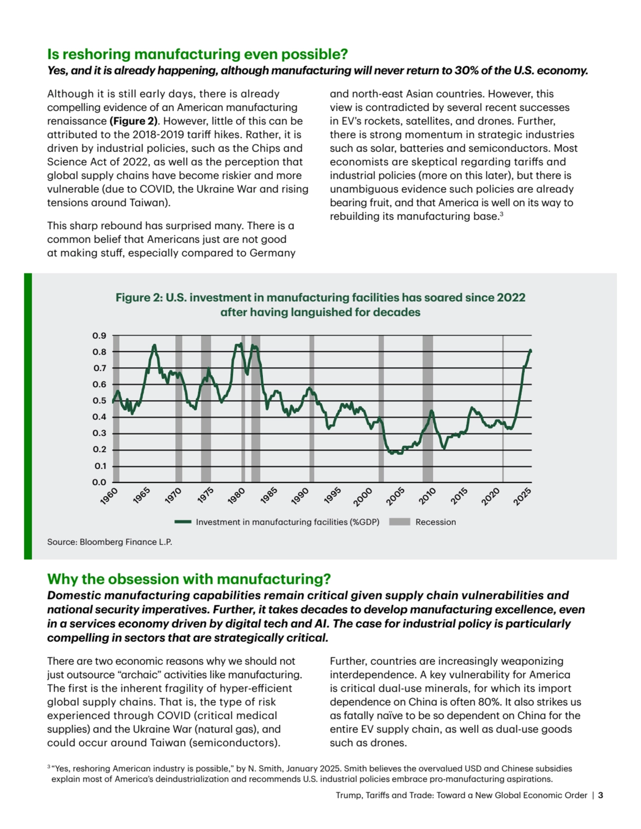 Trump, Tariffs and Trade: Toward a New Global Economic Order | 3
Is reshoring manufacturing even p…