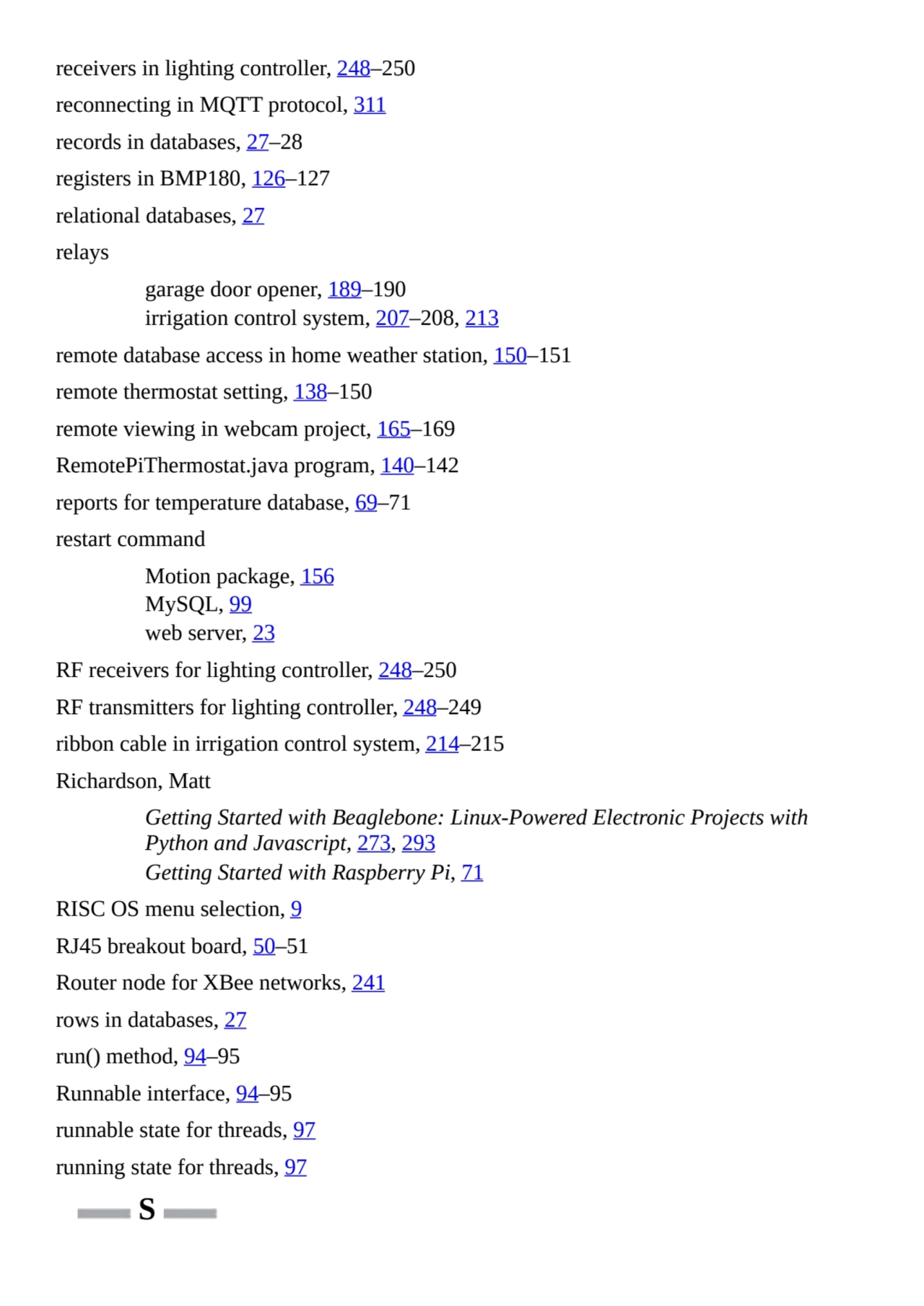 receivers in lighting controller, 248–250
reconnecting in MQTT protocol, 311
records in databases…