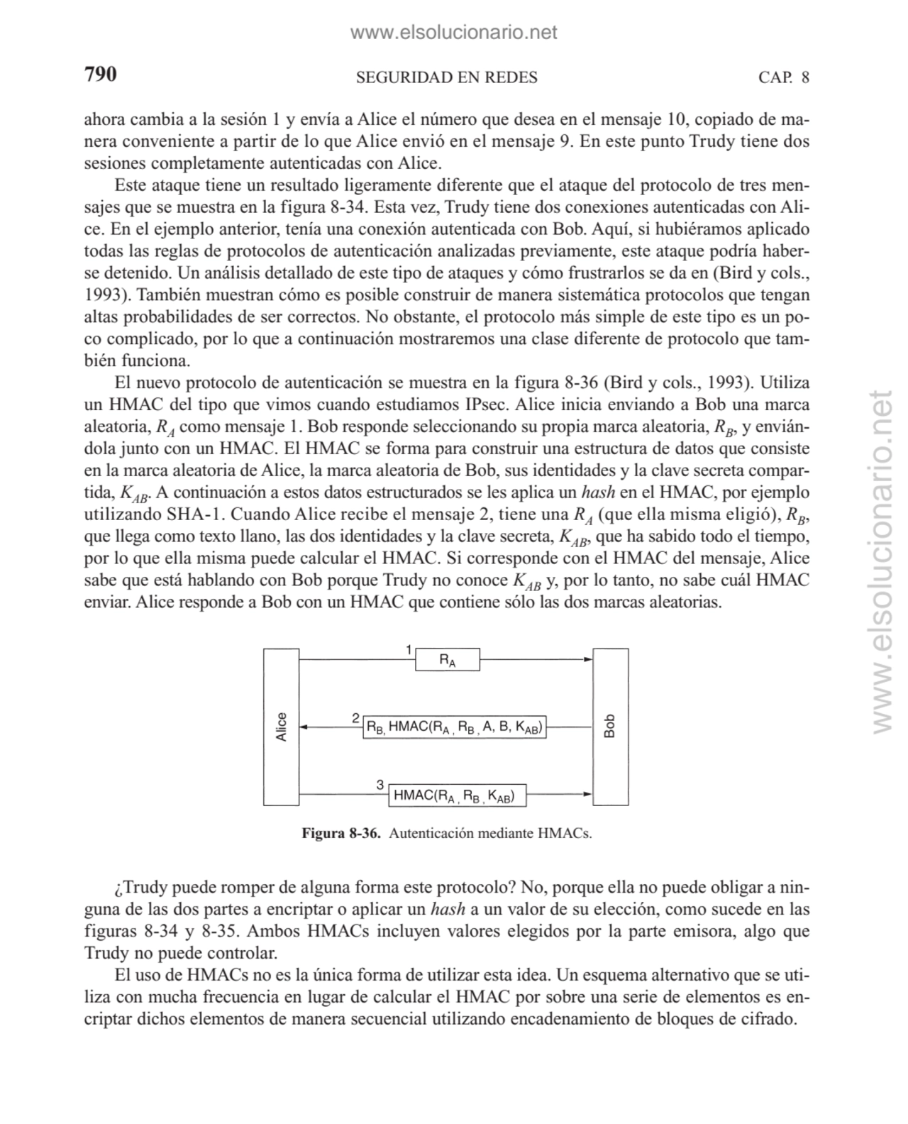 SEGURIDAD EN REDES
ahora cambia a la sesión 1 y envía a Alice el número que desea en el mensaje 10…