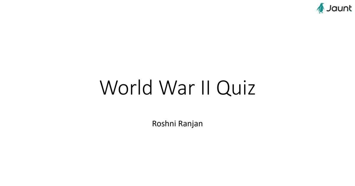 World War-2 Quiz