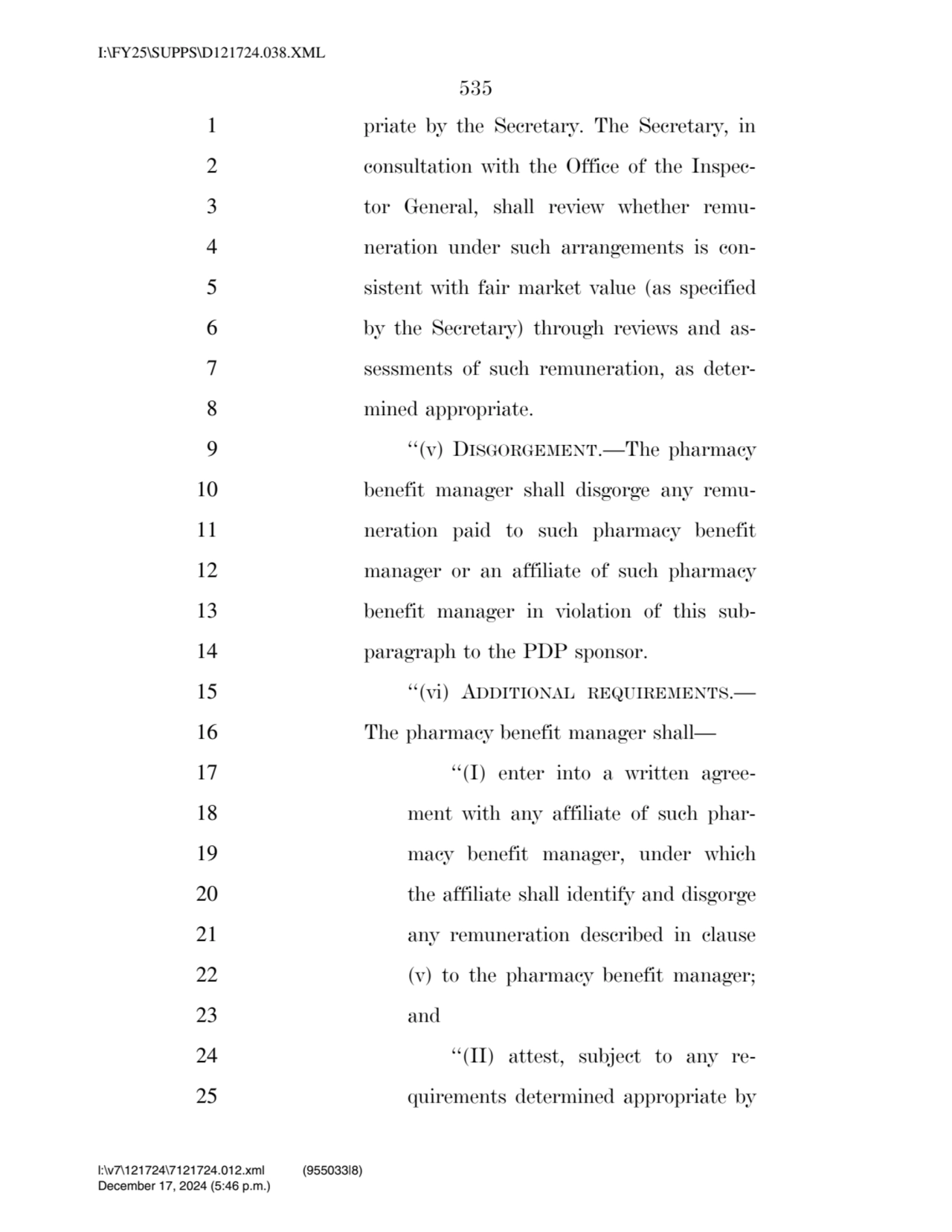 535 
1 priate by the Secretary. The Secretary, in 
2 consultation with the Office of the Inspec3…