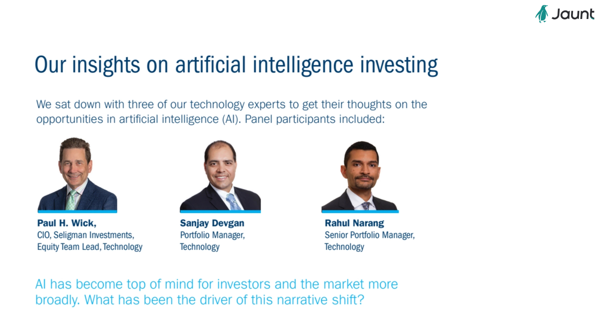 AI: Transforming Investment Strategies in AI World 