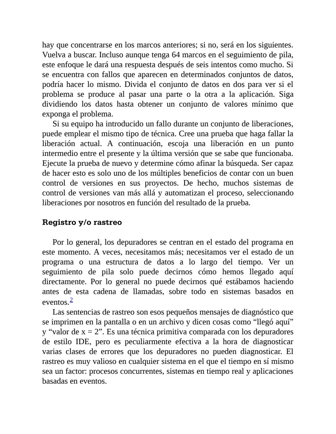 hay que concentrarse en los marcos anteriores; si no, será en los siguientes.
Vuelva a buscar. Inc…