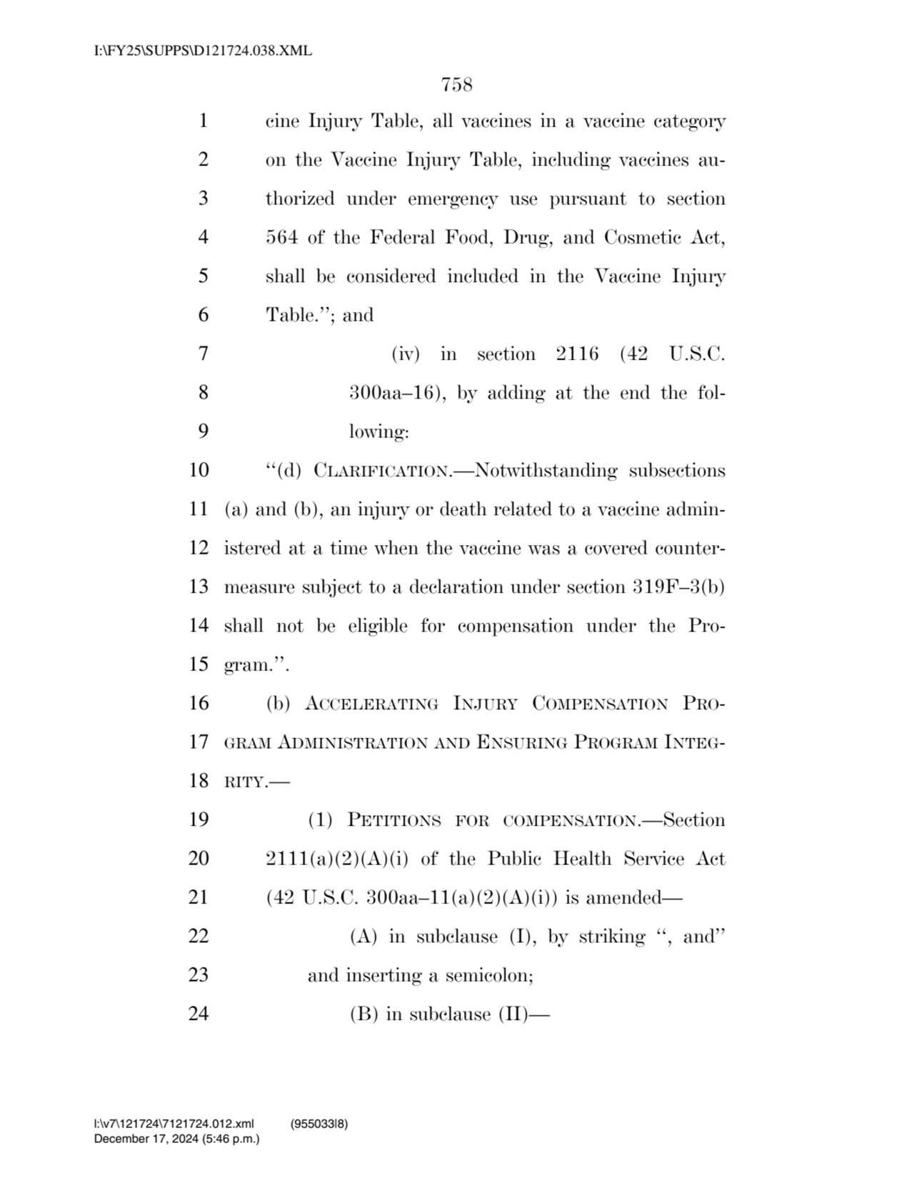 758 
1 cine Injury Table, all vaccines in a vaccine category 
2 on the Vaccine Injury Table, incl…