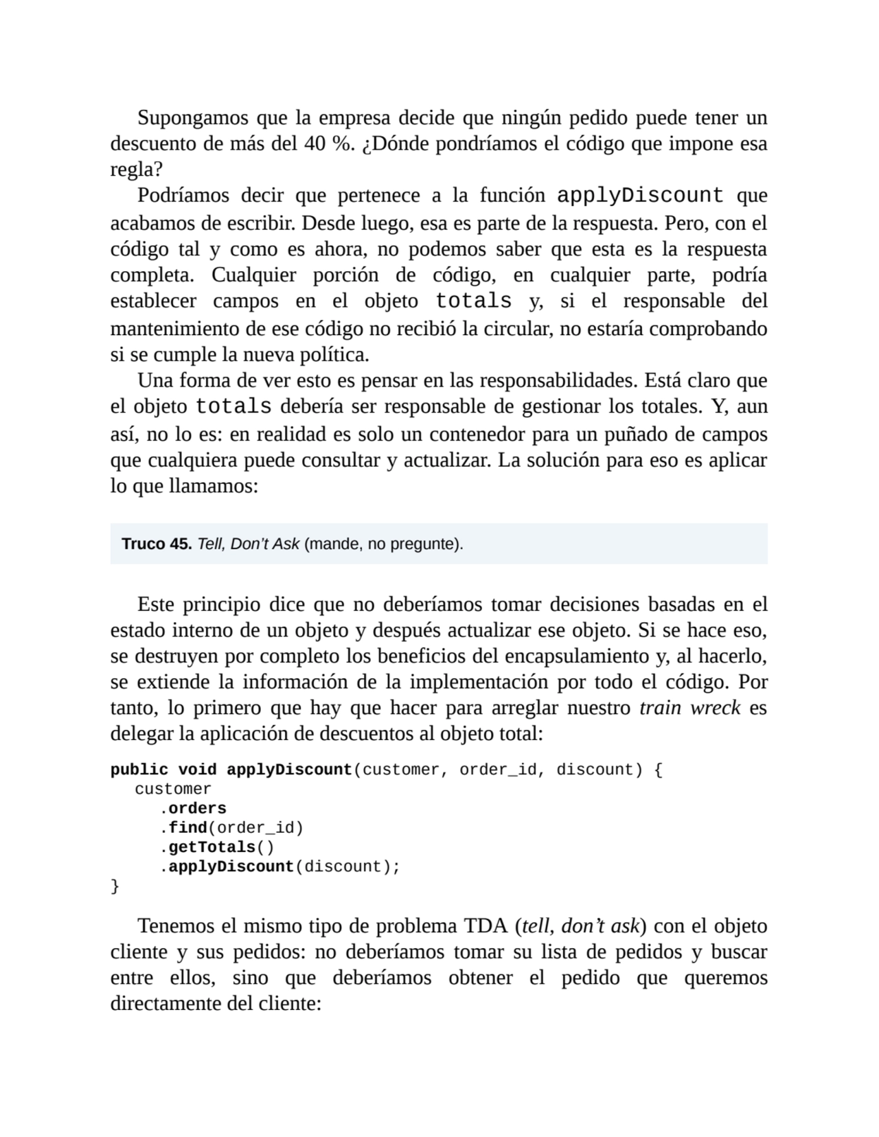 Supongamos que la empresa decide que ningún pedido puede tener un
descuento de más del 40 %. ¿Dónd…