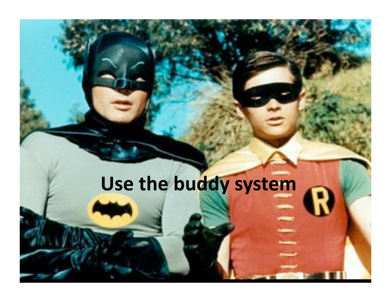 Use,the,buddy,system,