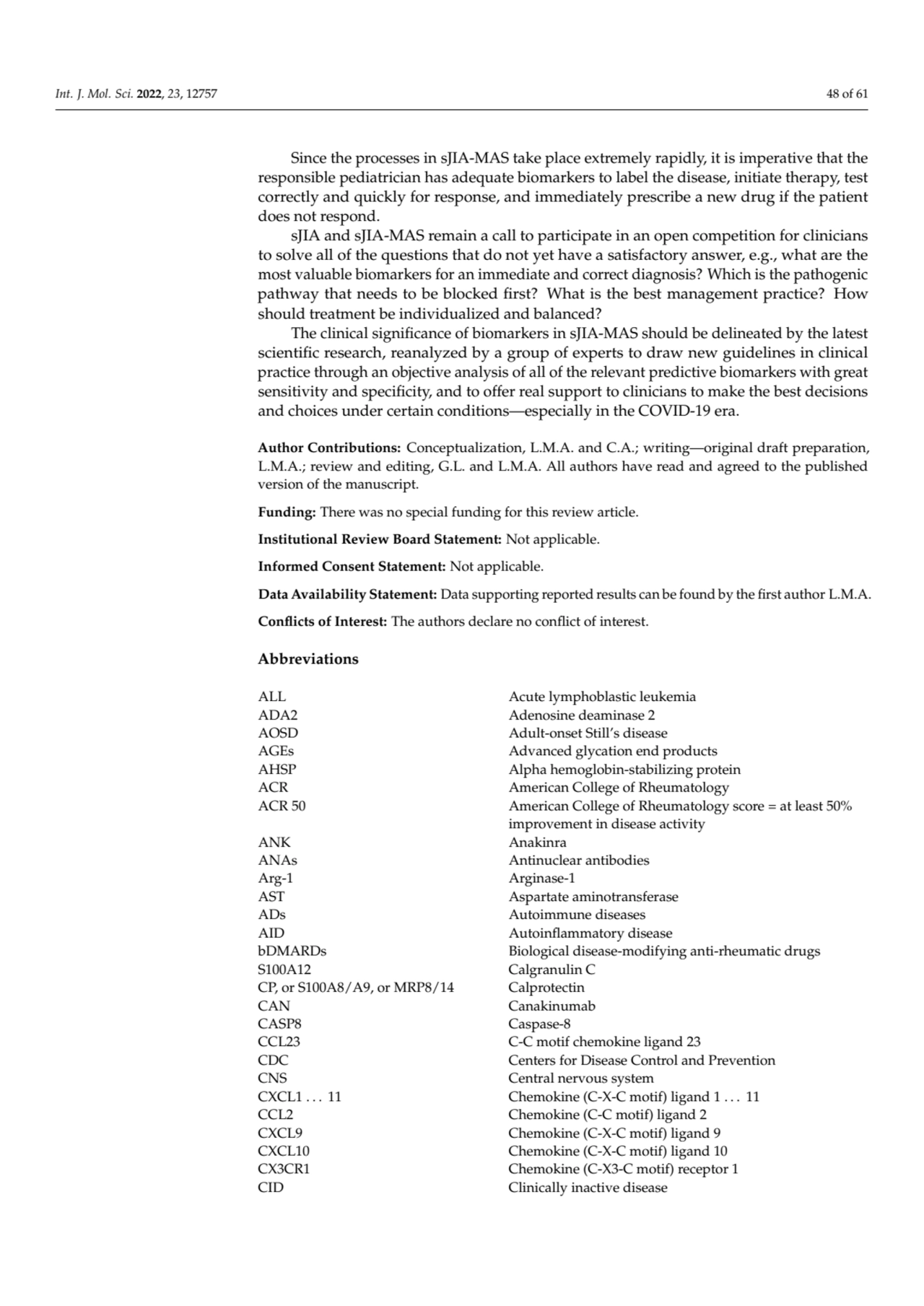 Int. J. Mol. Sci. 2022, 23, 12757 48 of 61
Since the processes in sJIA-MAS take place extremely ra…