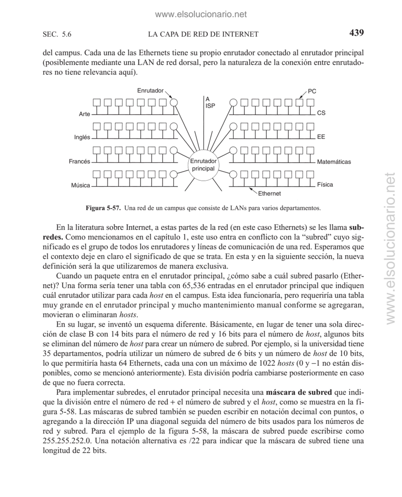 LA CAPA DE RED DE INTERNET
del campus. Cada una de las Ethernets tiene su propio enrutador conecta…
