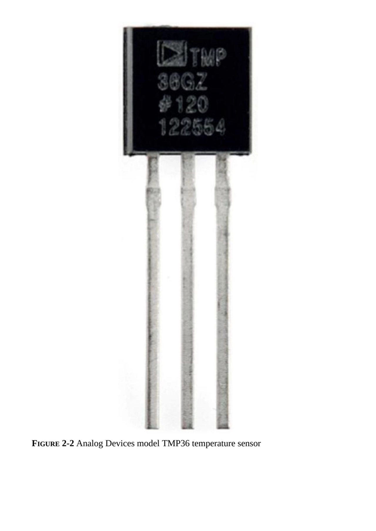 FIGURE 2-2 Analog Devices model TMP36 temperature sensor